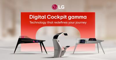 LG Display Digital Cockpit Gamma demonstrator photo