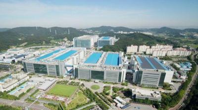 Samsung Display's OLED production hub, Asan, Korea 