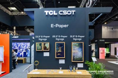 TCL CSOT ISE 2025 epaper signage displays