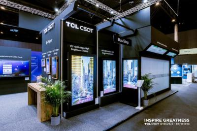 TCL CSoT at ISE 2025 outdoor displays photo