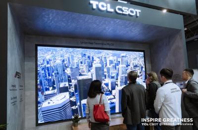 TCL CSoT at ISE 2025 unlimited seamless MLCD