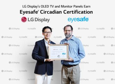 LG Display OLED TV panel EyeSafe Circadian Certification